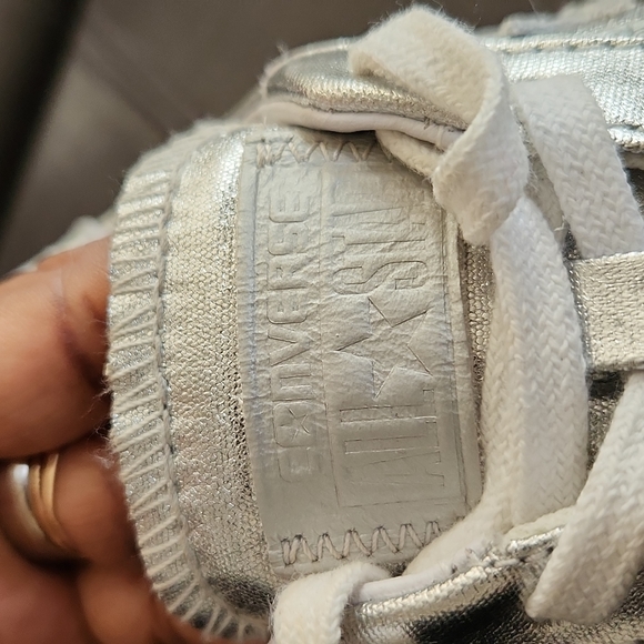 CONVERSE breakpoint Ox metallic silver!! - Picture 7 of 9